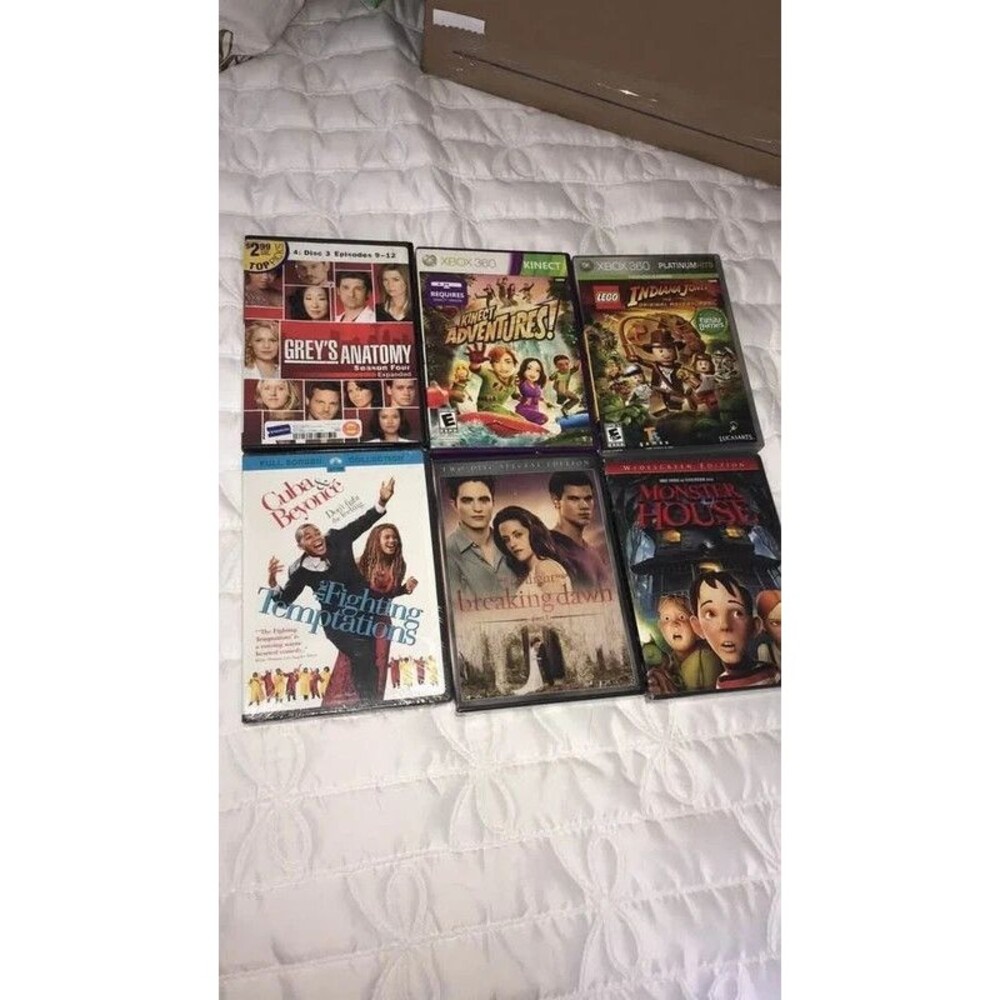 movie and game bundle lot